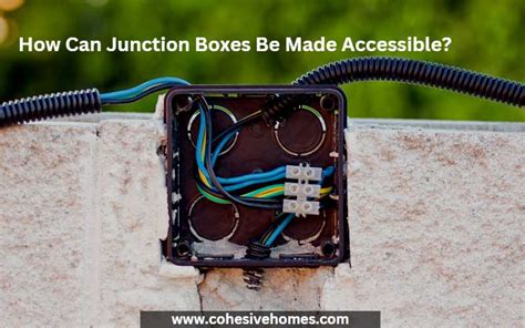 why do junction boxes have to be accessible|utility box vs junction.